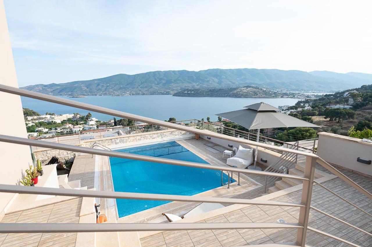 Kalavria Luxury Suites, Afroditi Suite With Magnificent Sea View And Private Swimming Pool. Poros Town Zewnętrze zdjęcie